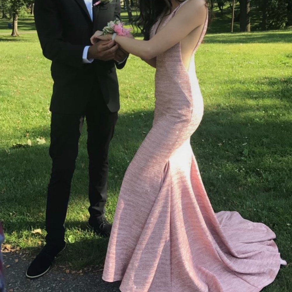 Castle Couture Jovani Blush Dress 47075